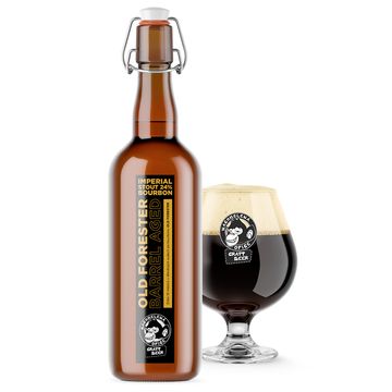 Imperial Stout 24% Barrel Aged Bourbon Old Forester