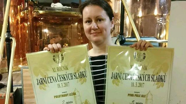Polotmavá 12%: 2nd place Spring award of Czech brewers